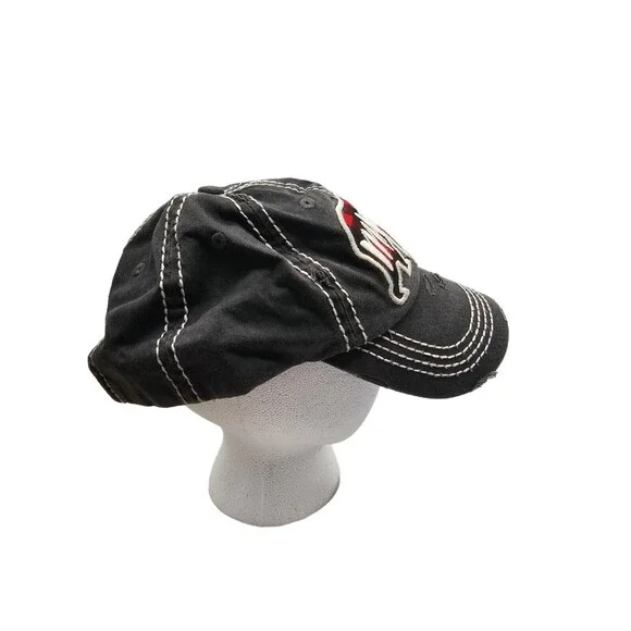 Kbethos Vintage Mama Bear W/ Santa Hat Distressed Stitch Baseball Cap - Picture 6 of 7